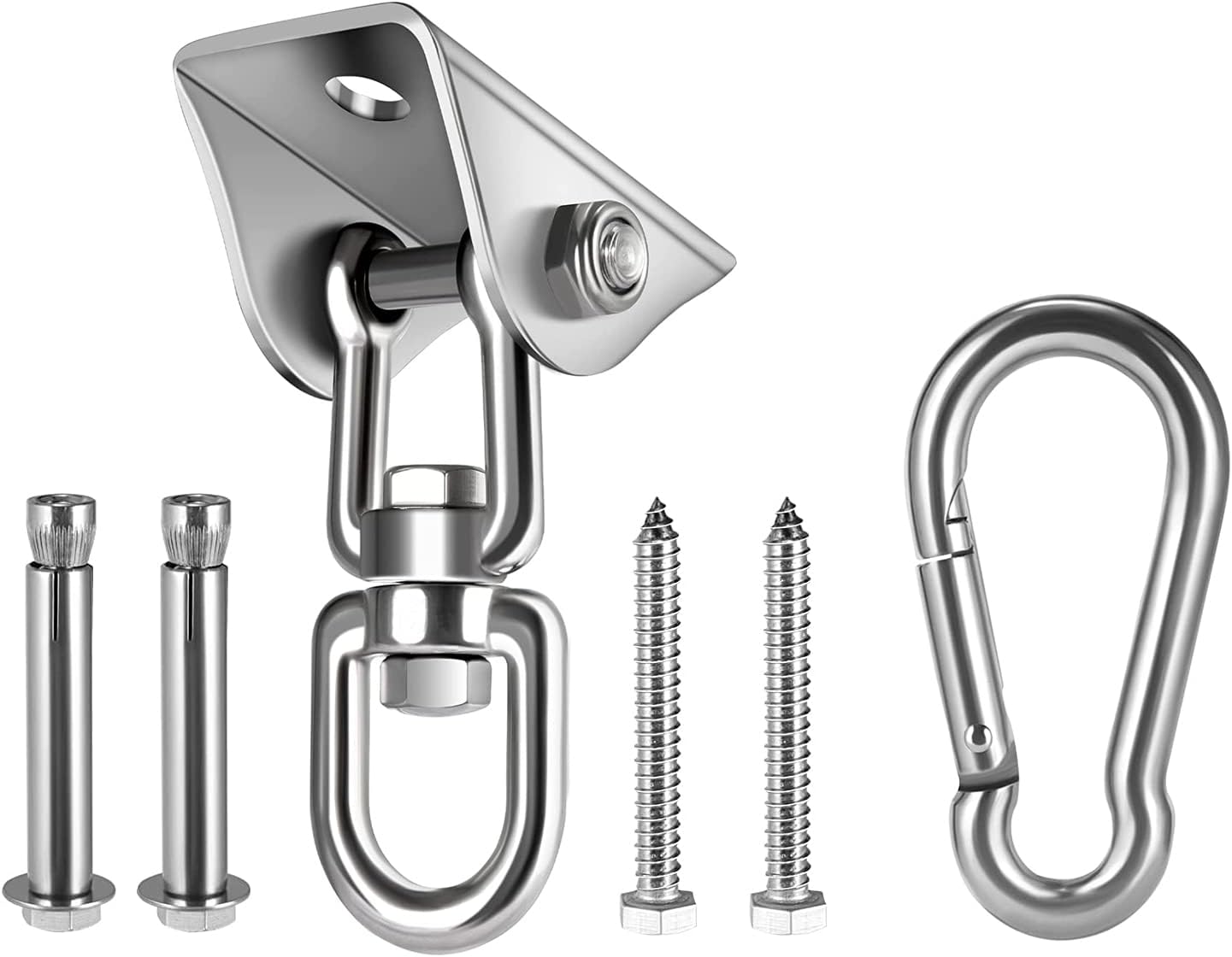 360 Rotate Swing Hooks: 1000 lb Capacity for Endless Relaxation