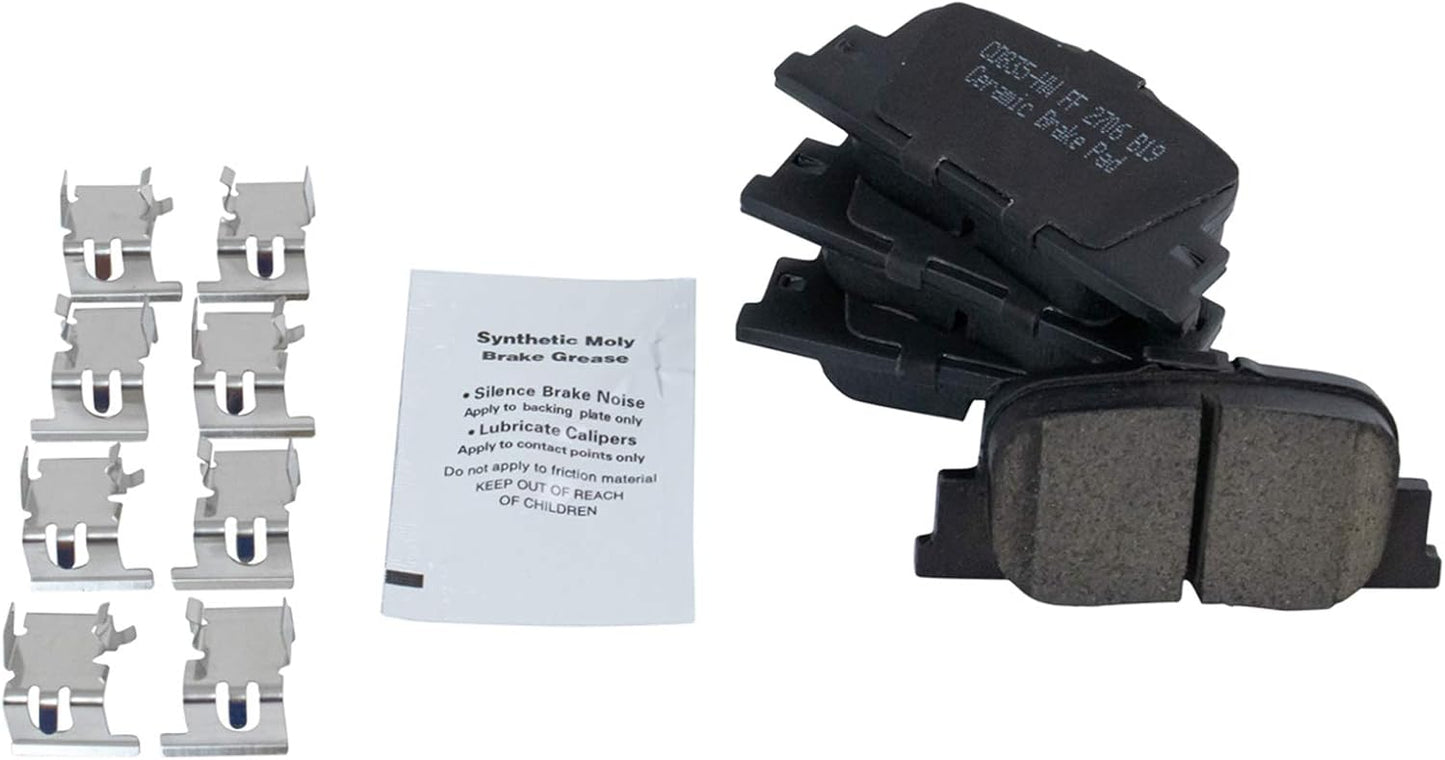 TRQ Rear Brake Pads Ceramic for Lexus ES300 Scion tC Camry