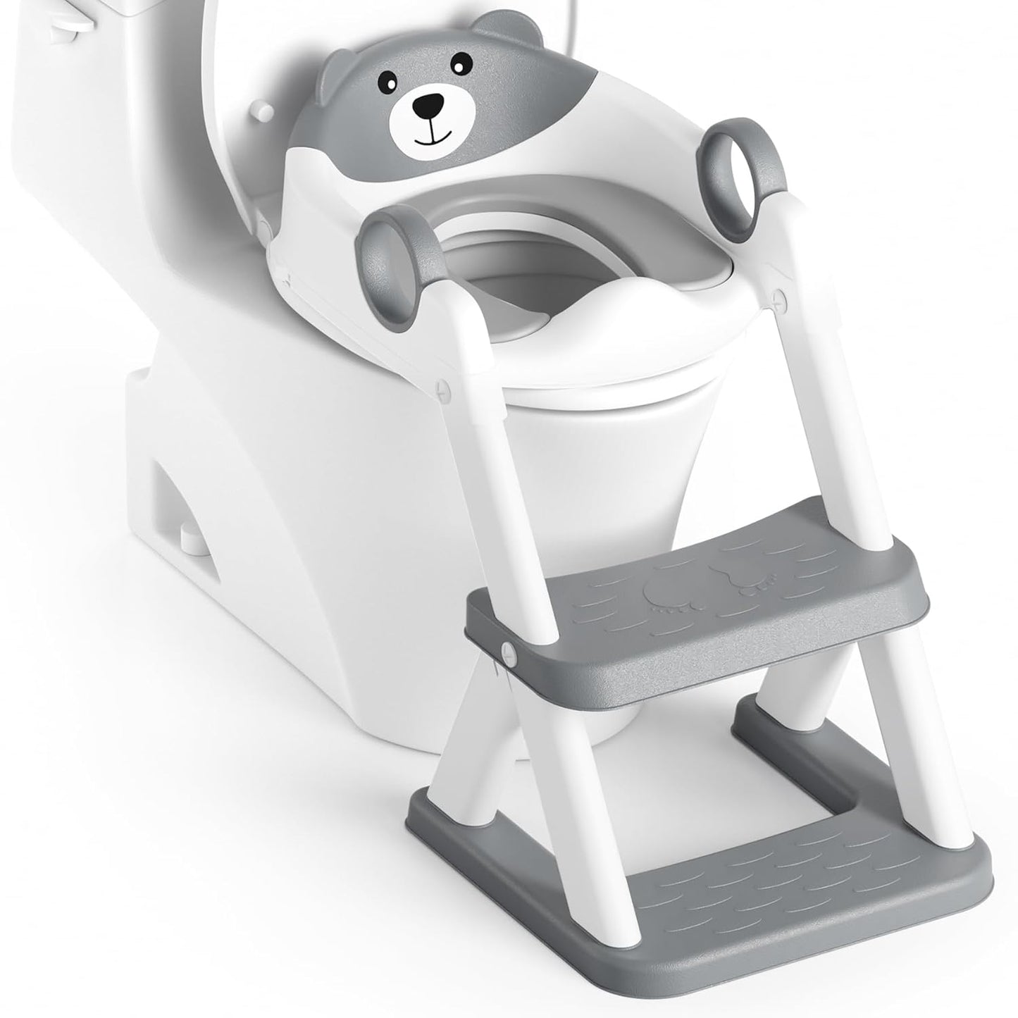 Potty Training Seat for Kids with Adjustable Step Stool