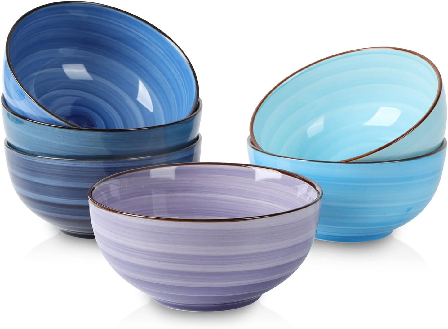 Selamica Ceramic Cereal Bowls Set for Soup and Pasta Dishes