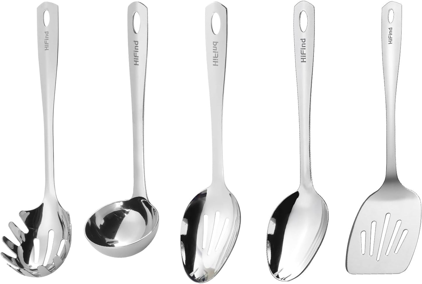 Stainless Steel Cooking Utensils Set for Everyday Kitchen Use