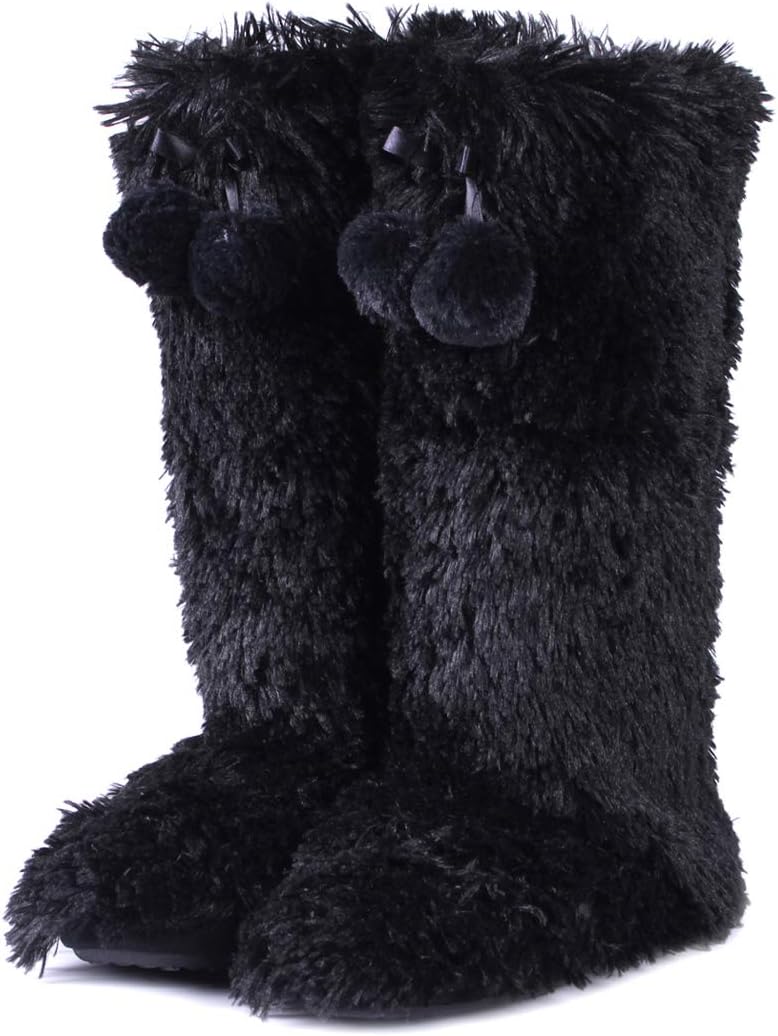 Cozy Women's Soft Fleece Plush Indoor House Slipper Boots