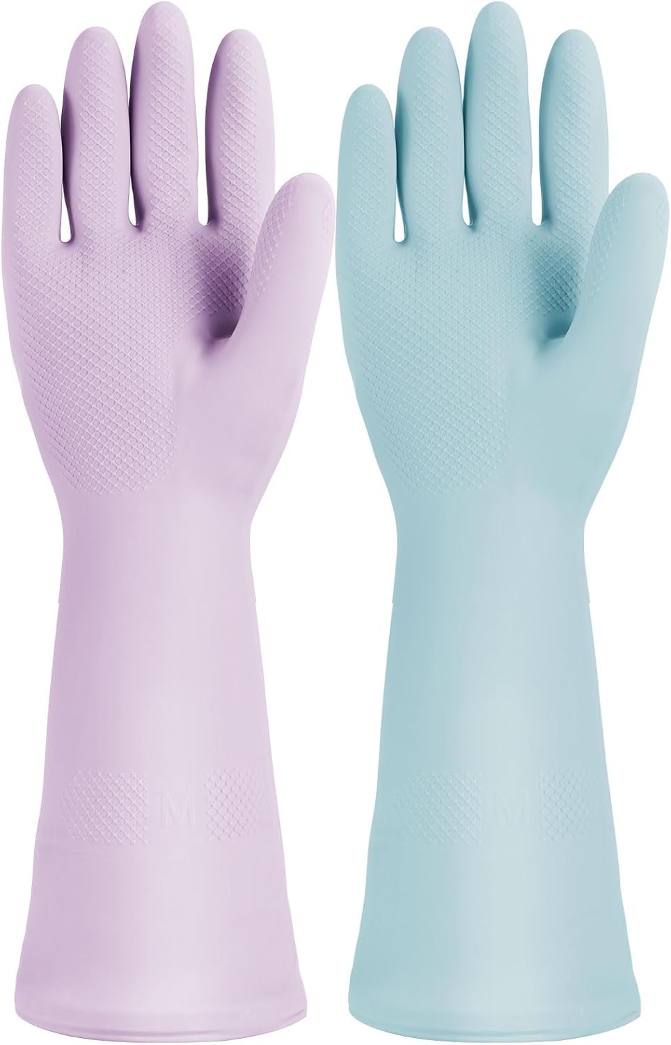 Durable Waterproof Cleaning Gloves - 2 Pairs