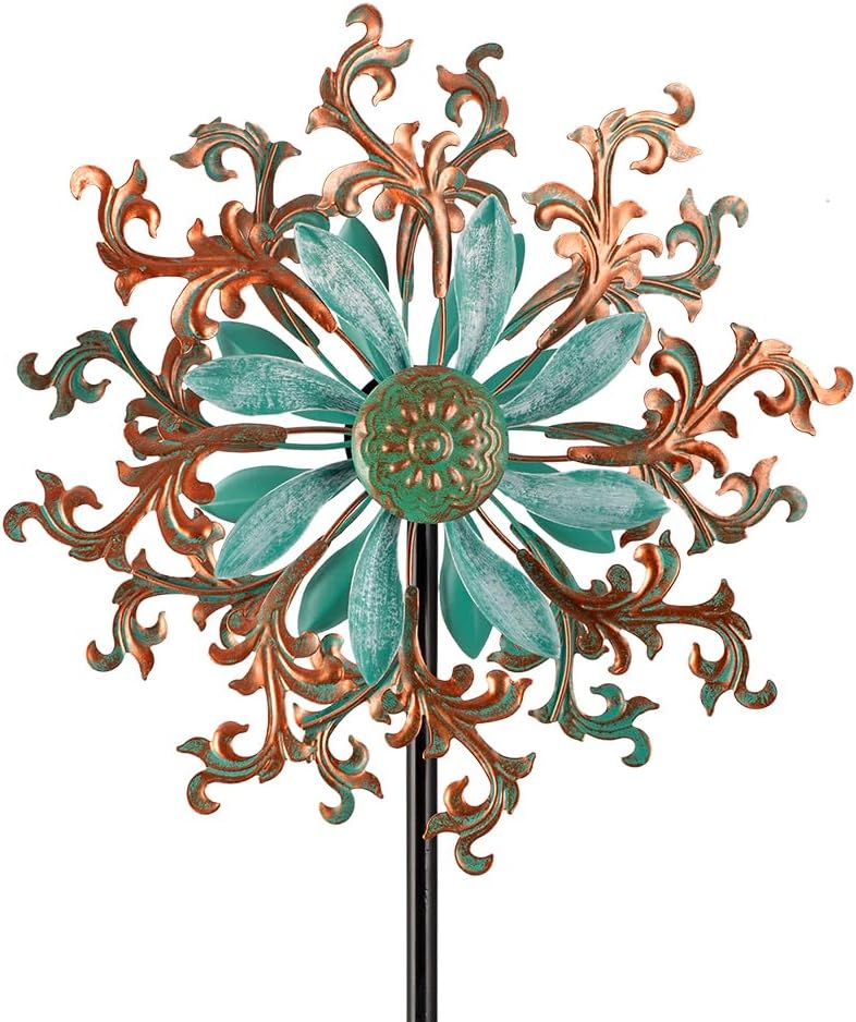 Viveta Wind Spinners Outdoor Metal Sculptures for Garden Decor