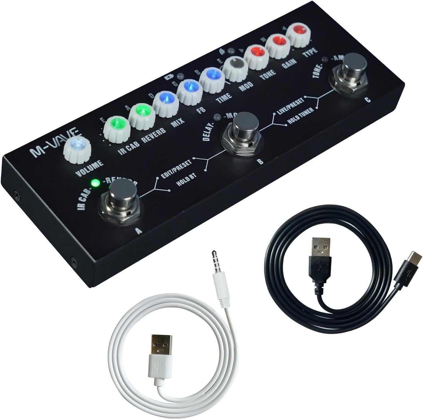 Multi Effects Guitar Pedal with Reverb, Delay, and More