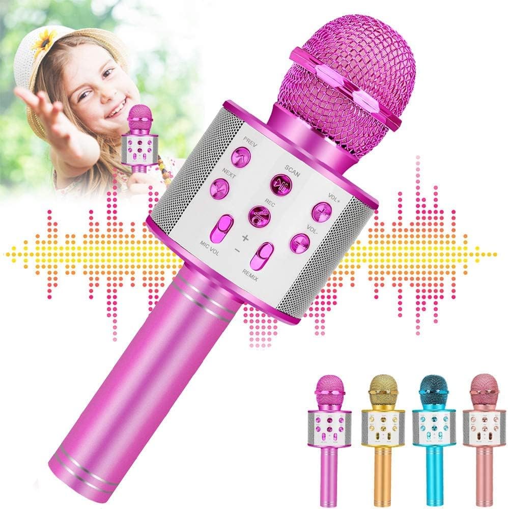 Kids Karaoke Microphone for Girls - Perfect Gift for Young Singers!