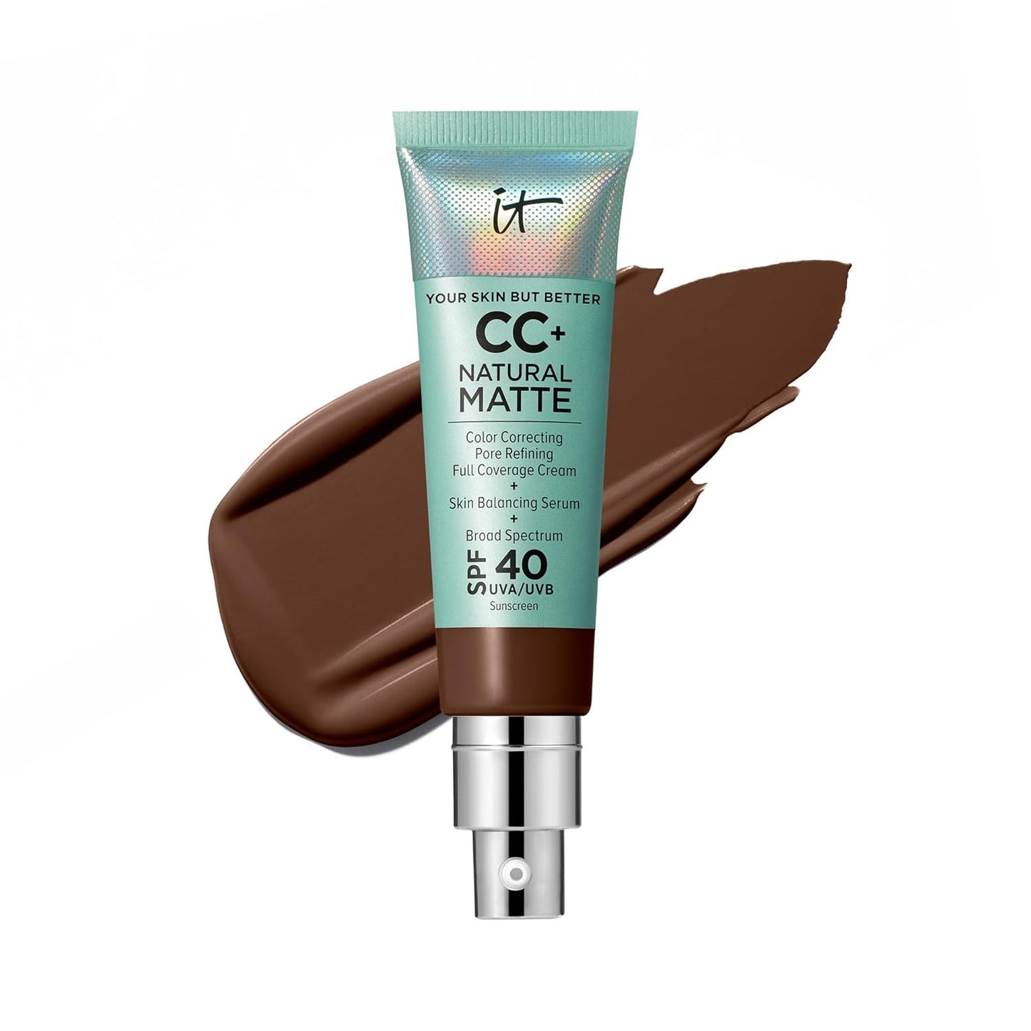 IT Cosmetics CC+ Cream Natural Matte for Oily Skin with SPF 40