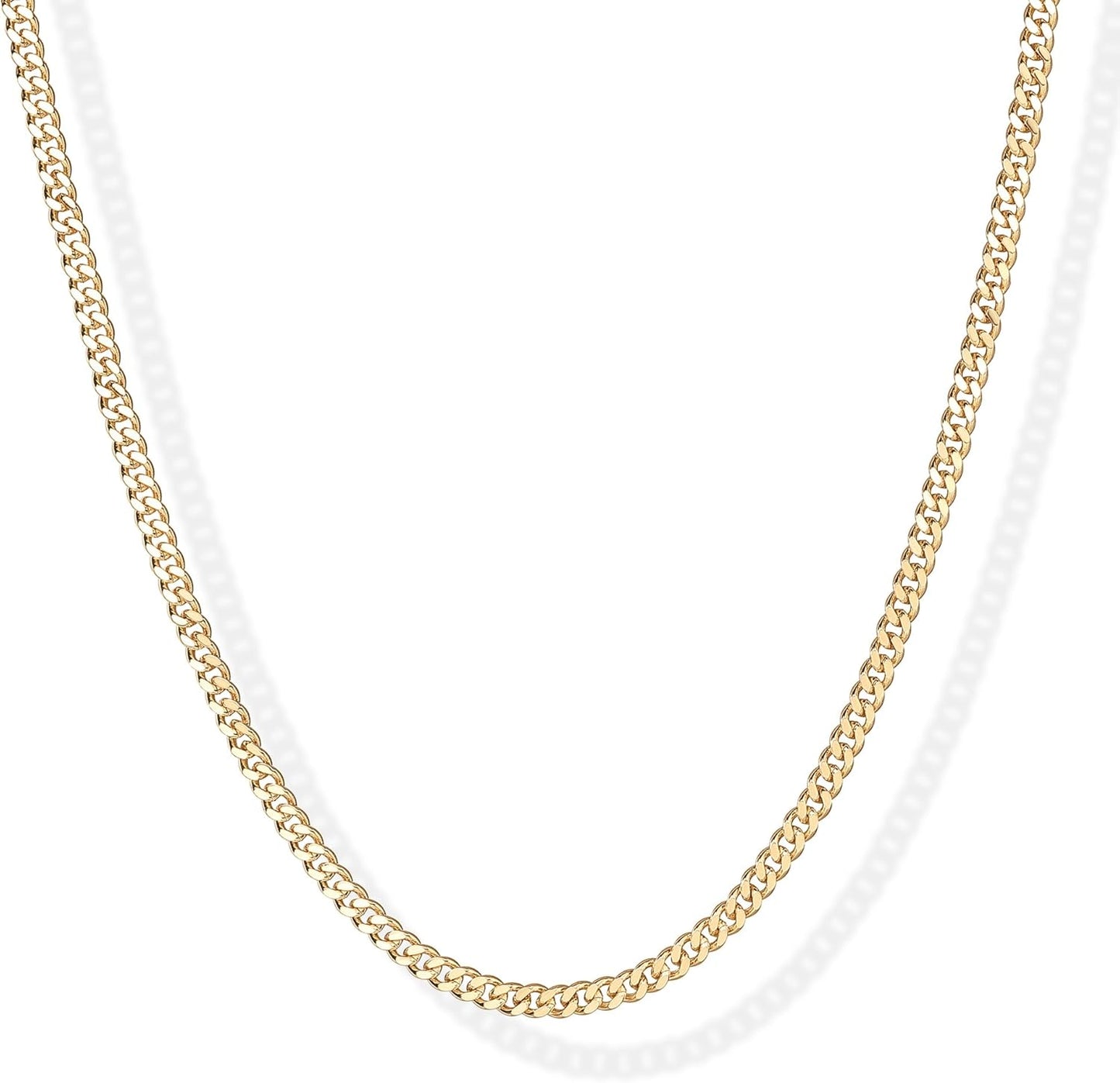 14K Gold Plated Adjustable Necklace with Unique Designs