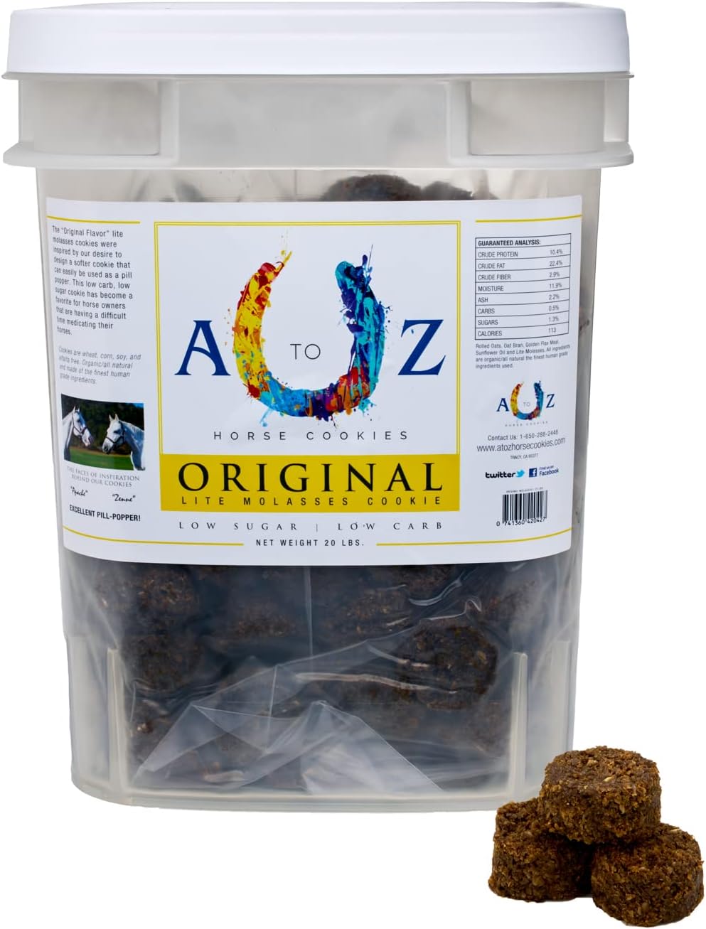 Horse Treats Original Flavor Soft Cookies for Easy Pill Popping