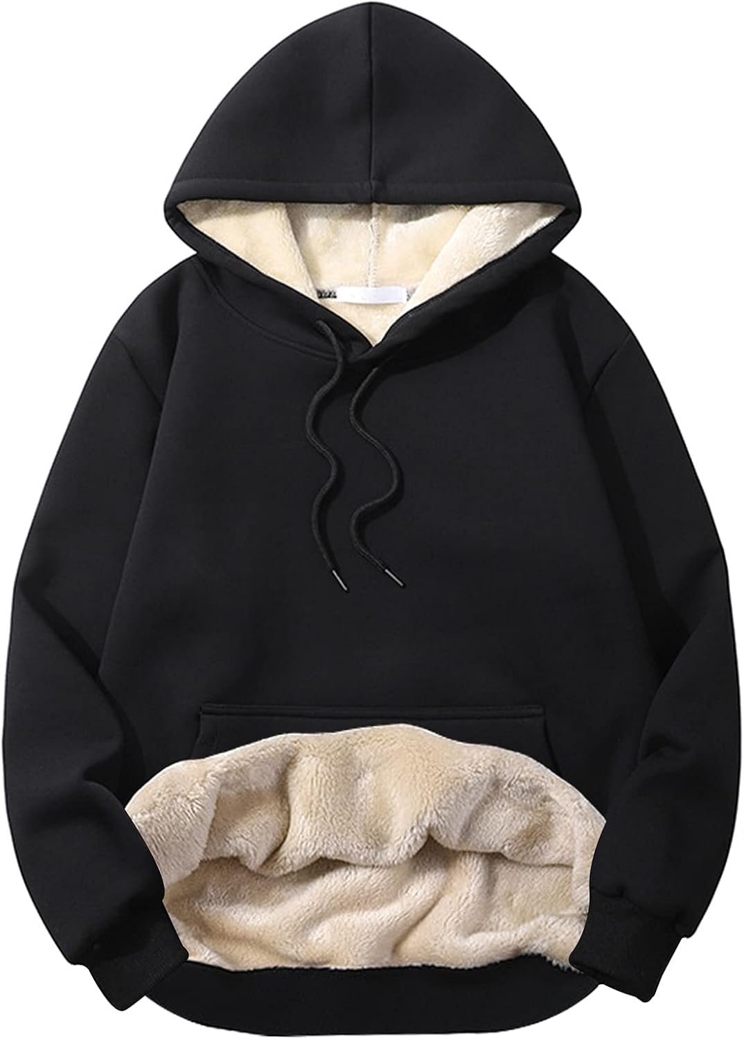 Fleece Sherpa-Lined Hoodie for Winter Warmth!