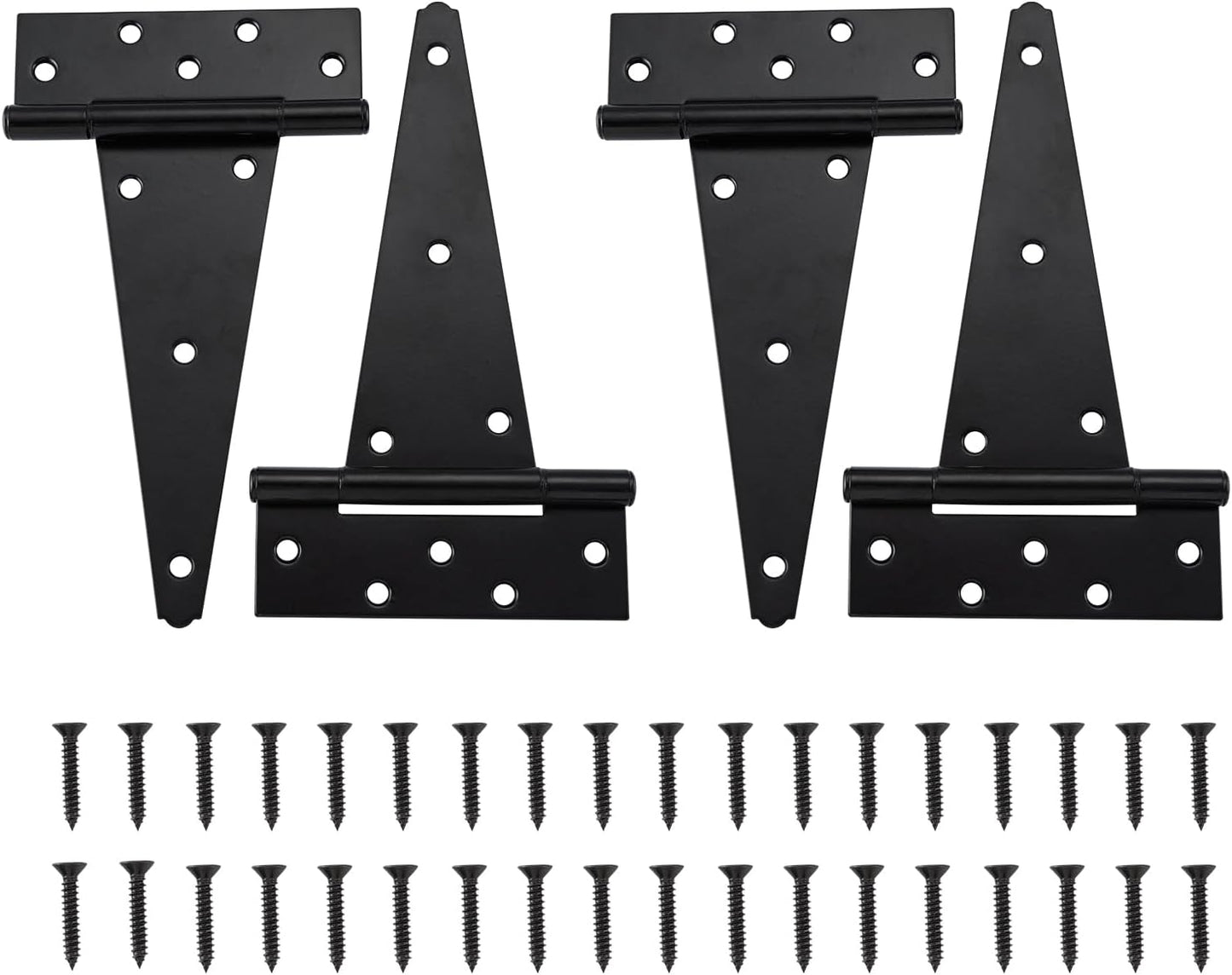 Heavy Duty 6 Inch T-Strap Shed Door Hinges for Barn Gates
