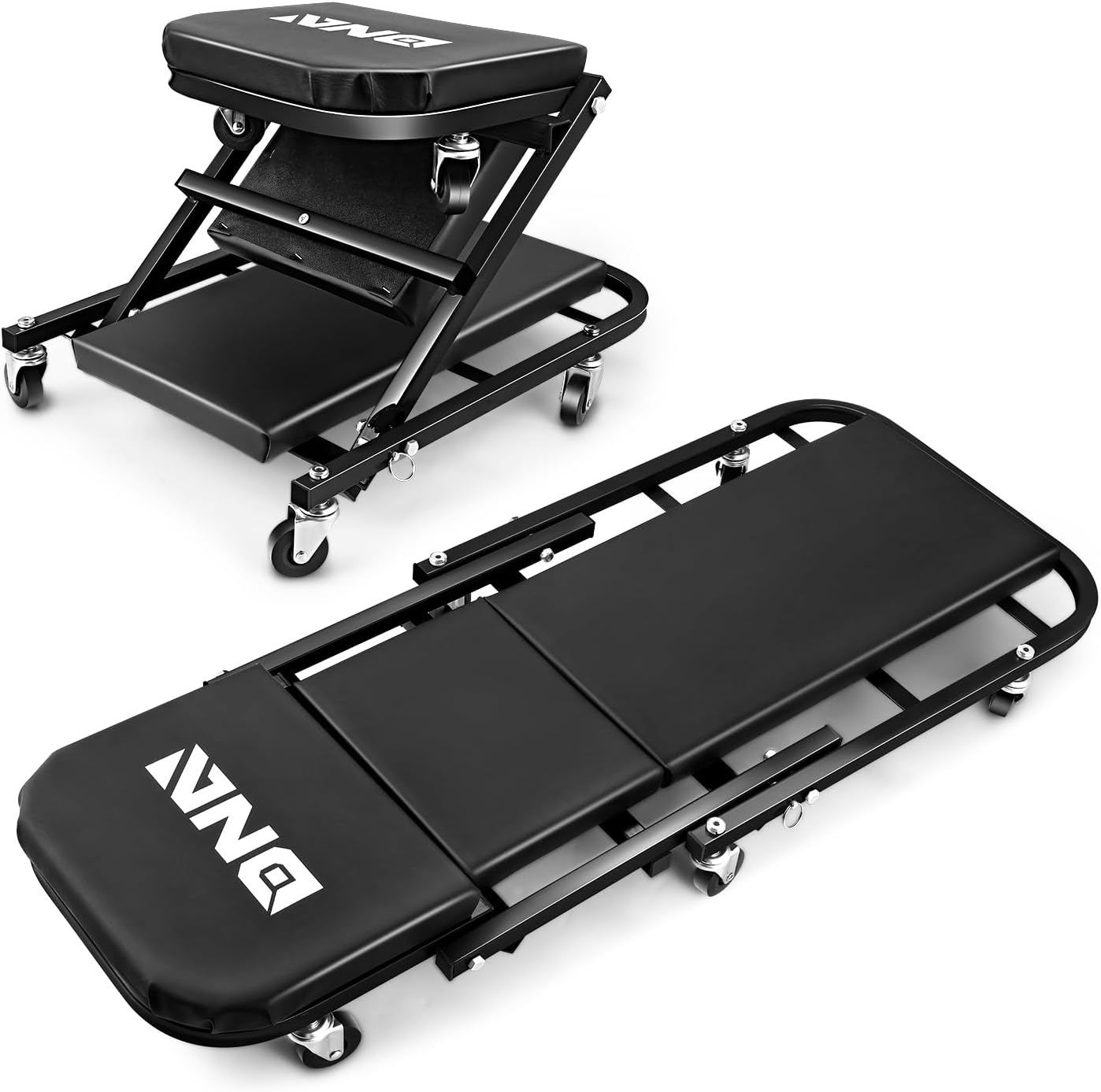 DNA MOTORING 40 Inches Folding 2 in 1 Rolling Z Creeper Review