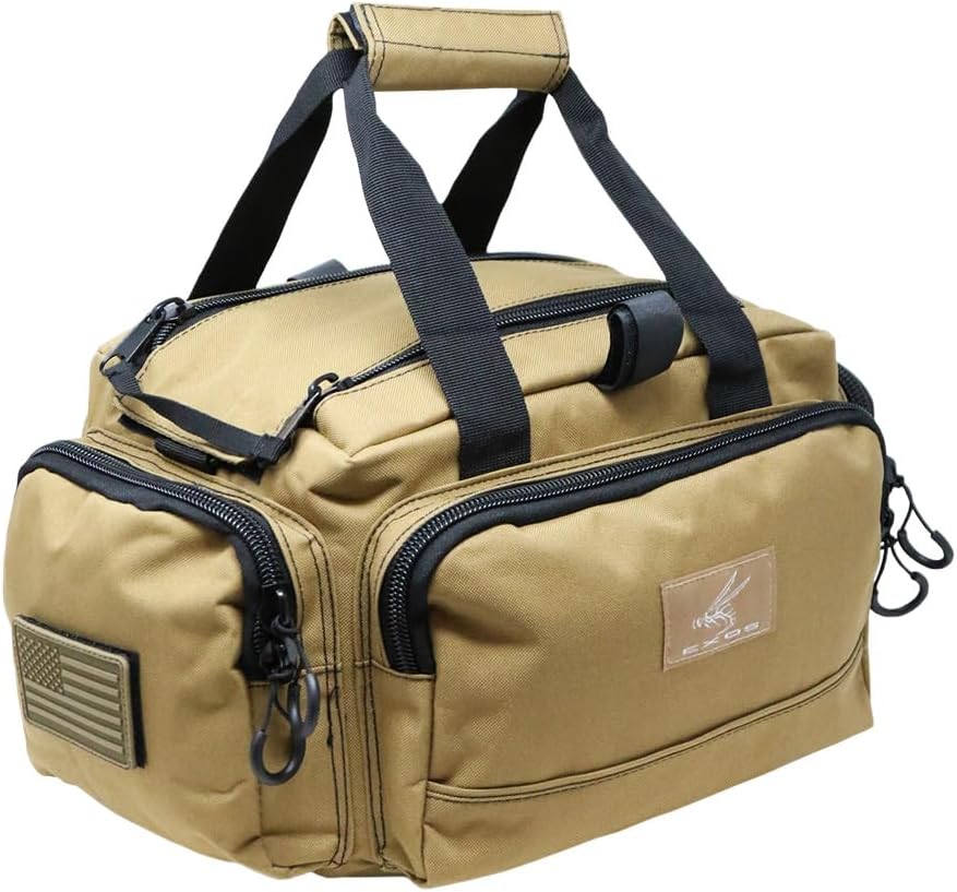 Exos Tactical Range Bag for Shooting with Molle Webbing Features