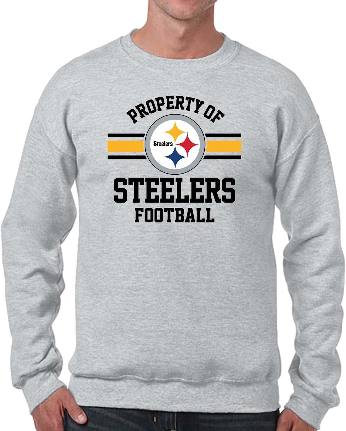 Pittsburgh Steelers Crewneck Fleece Sweatshirt for All Fans