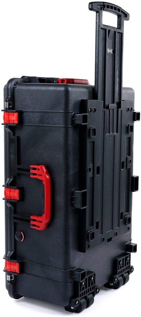 Black & Red Pelican 1650 Case with Grey CVPKG Dividers