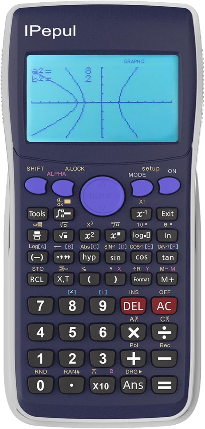 Ipepul Graphing Scientific Calculator - 10 Modes/4 Functions