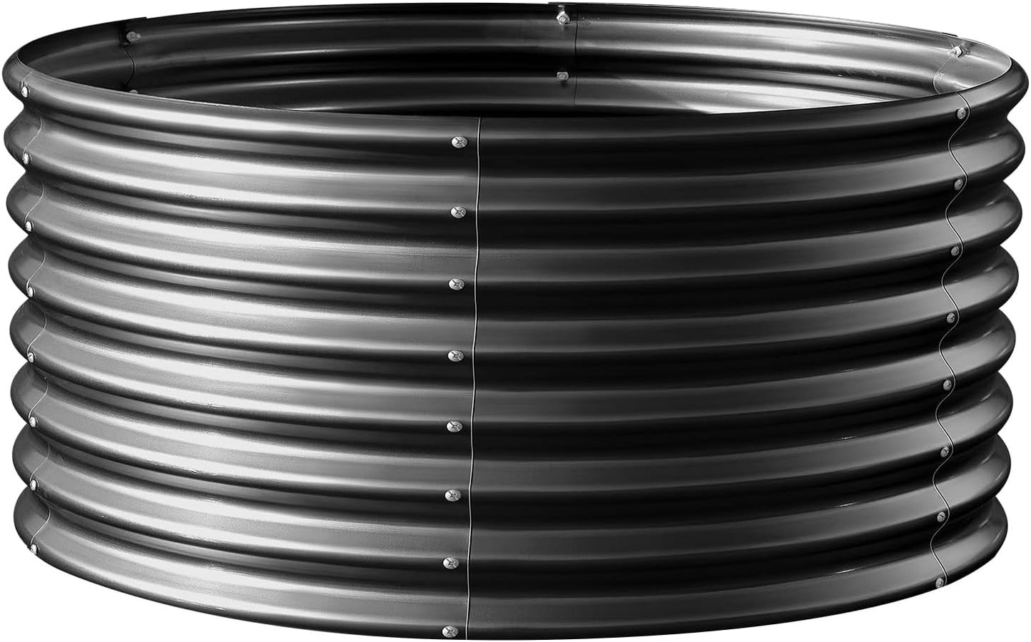Land Guard 442ft Galvanized Raised Garden Bed Kit for Outdoor Use