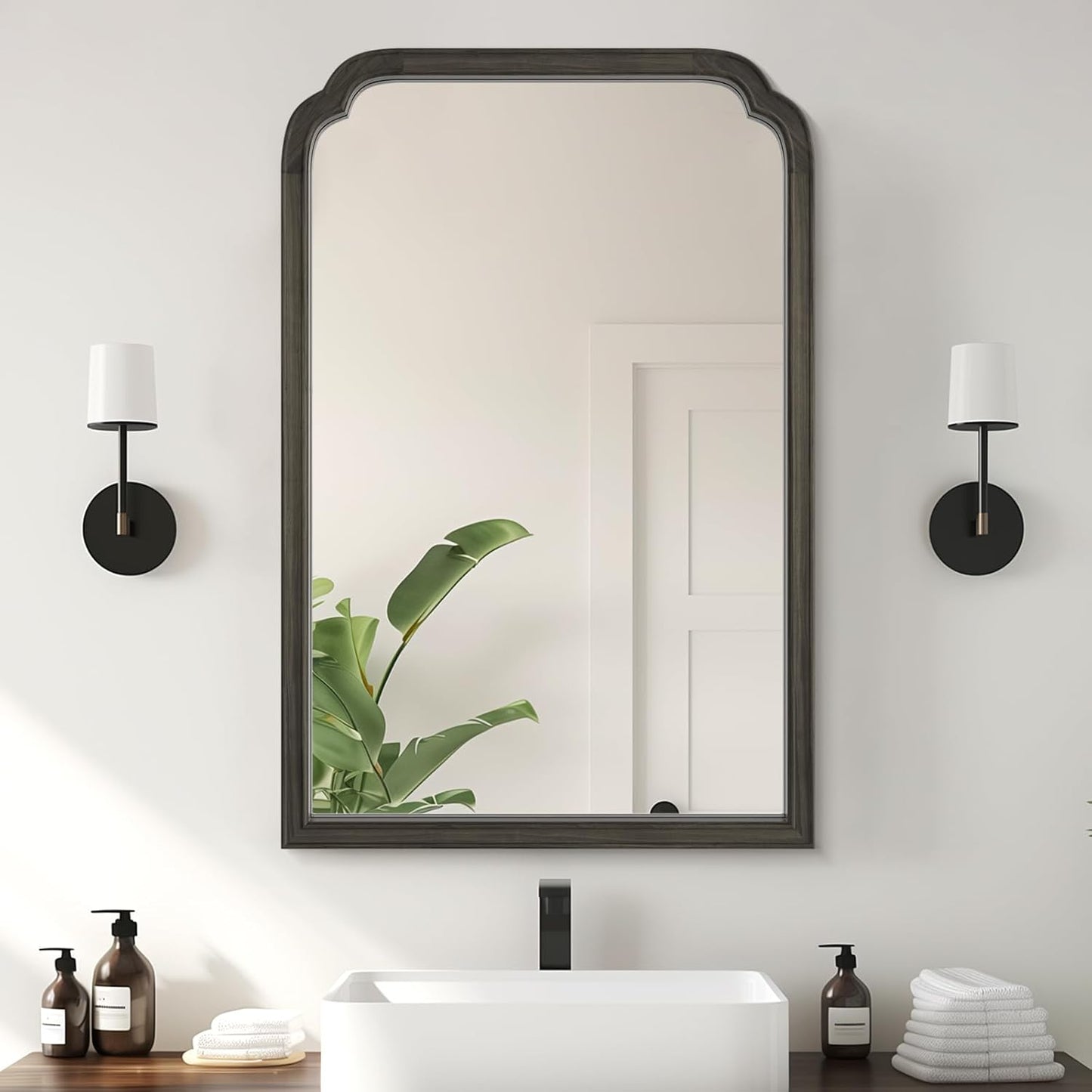 WallBeyond Wooden Framed Wall Mirror for Home Decor Needs
