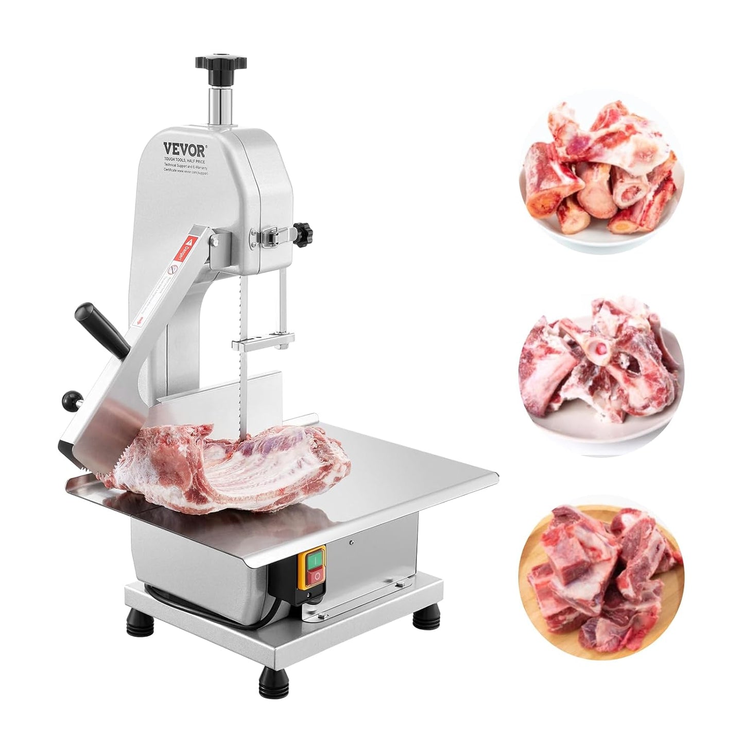 VEVOR Commercial Electric Meat Bandsaw for Efficient Cutting