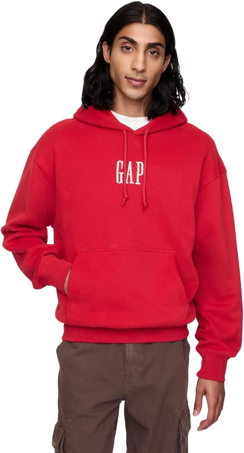 GAP Men's Logo Corp Hoodie - Classic Style and Comfort