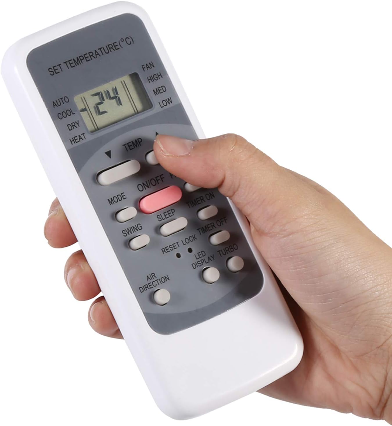Universal Lightweight AC Remote Control - Midea Compatible