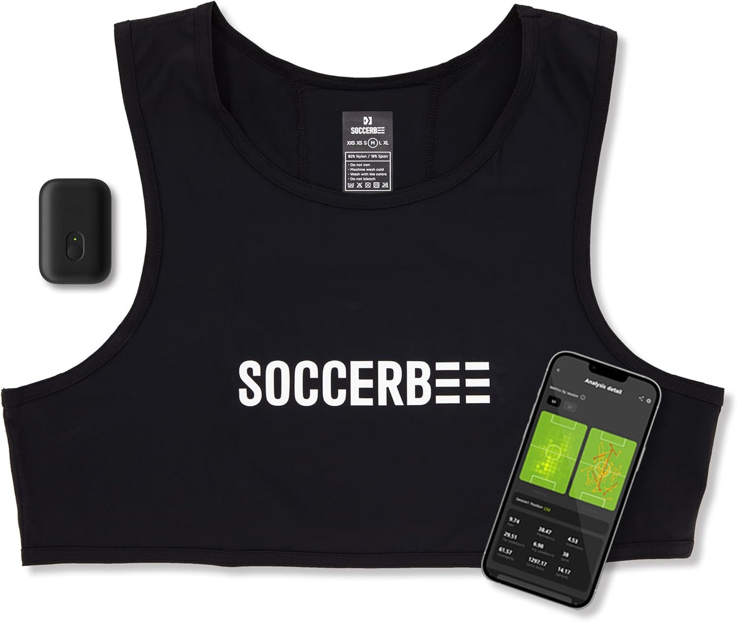 SOCCERBEE-BEE PRO 2 Sports GPS Tracker & Vest for Training