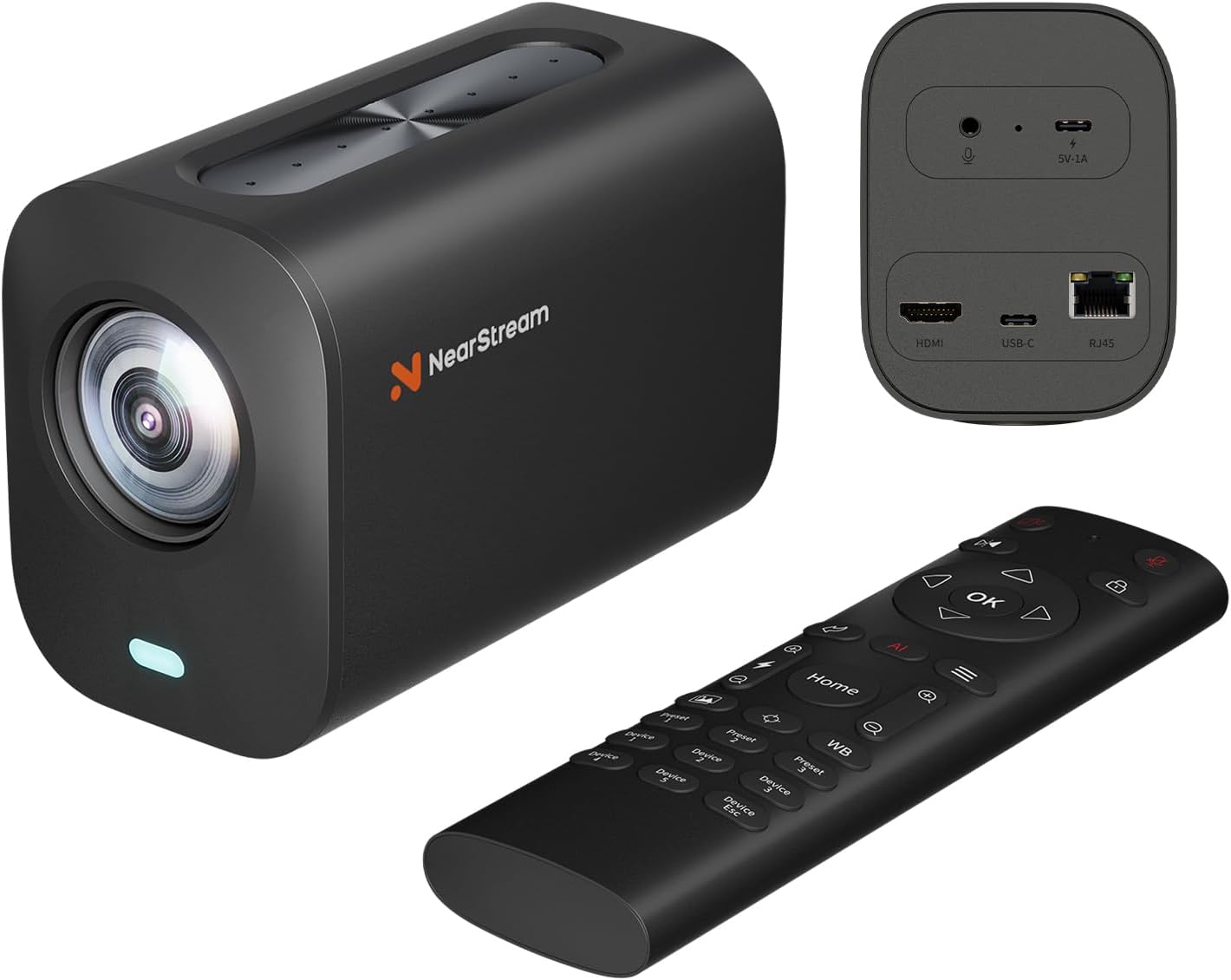 VM20 Wired Streaming Camera 4K with 40X Hybrid Zoom for Creators