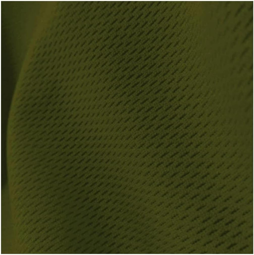 Pico Textiles 4 Yards Bolt Olive Polyester Dimple Mesh Jersey