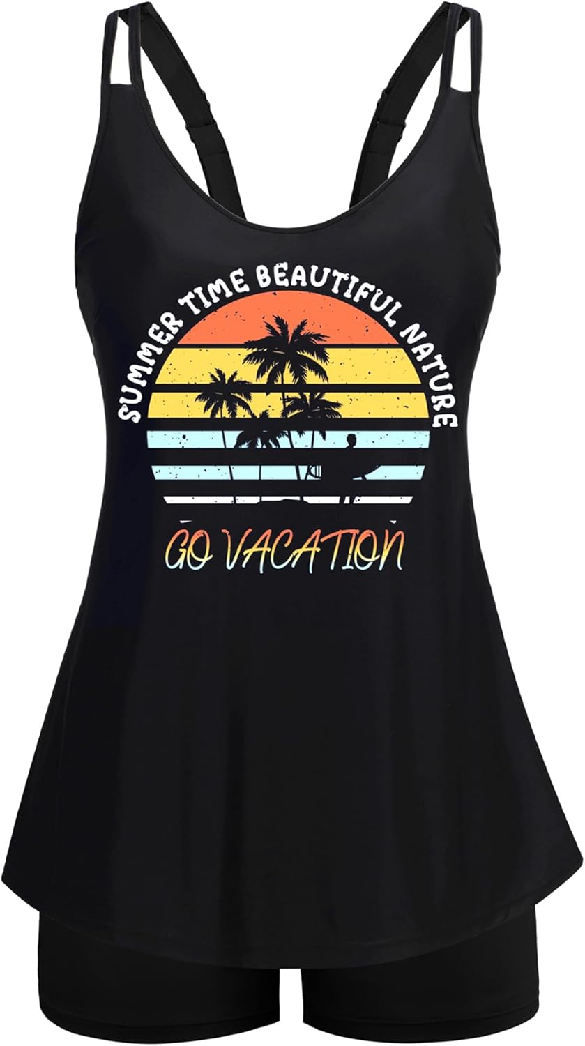 Arolina Tankini Swimsuits for Women with Tummy Control