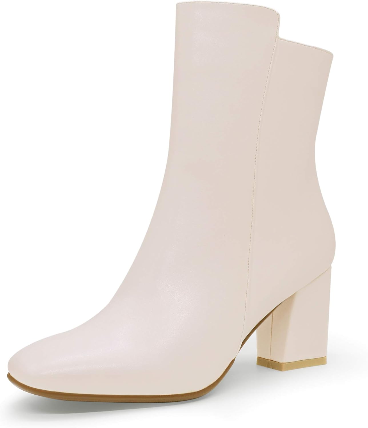 IDIFU Women's Ada Fashion Square Toe Ankle Boots for Style