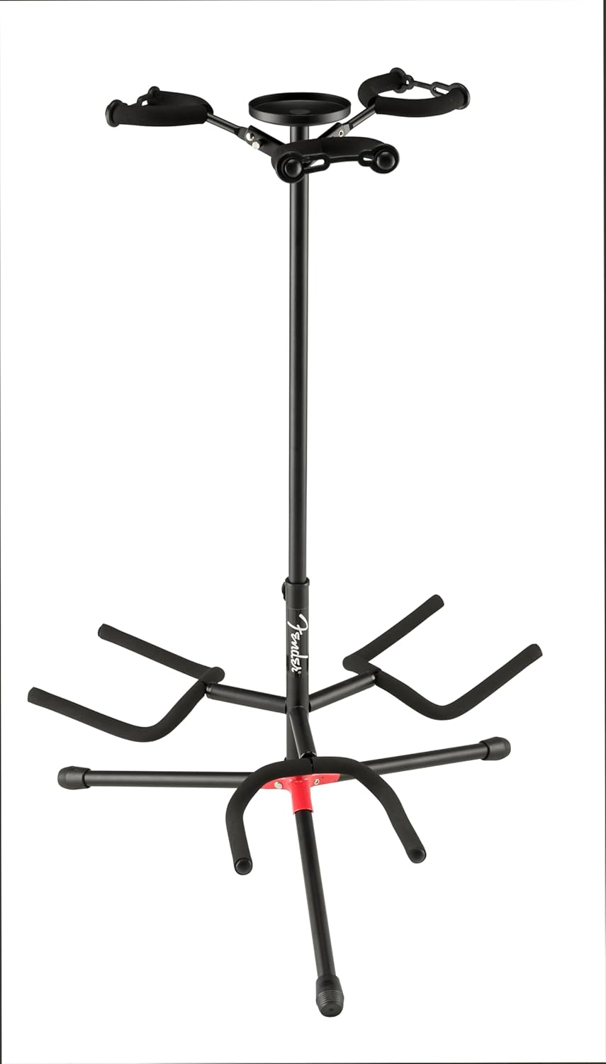 Fender Adjustable Triple Guitar Stand: Space-Saving Design