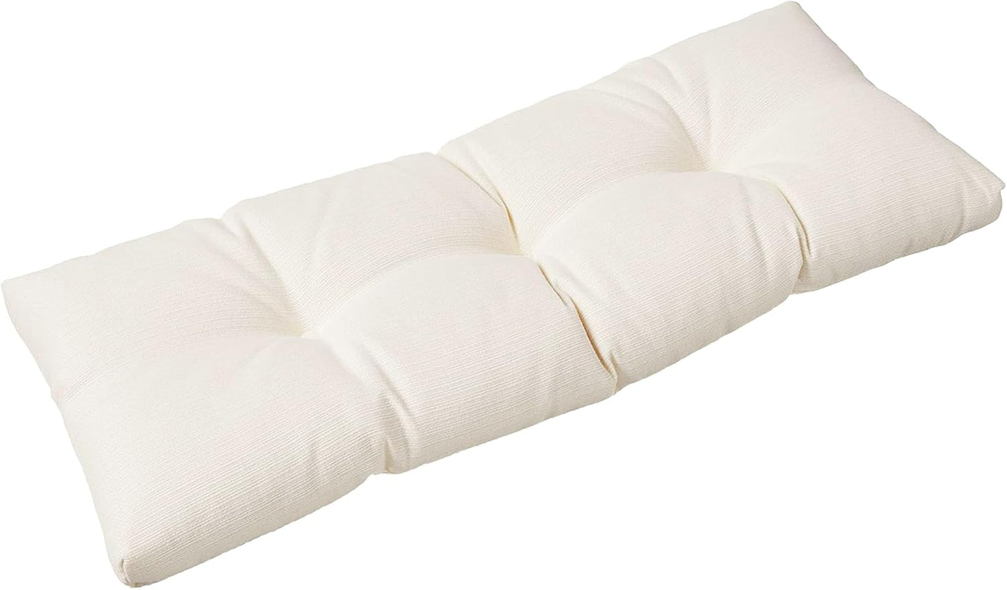 Klear Vu Non-Slip Tufted Bench Cushion for Indoor Furniture