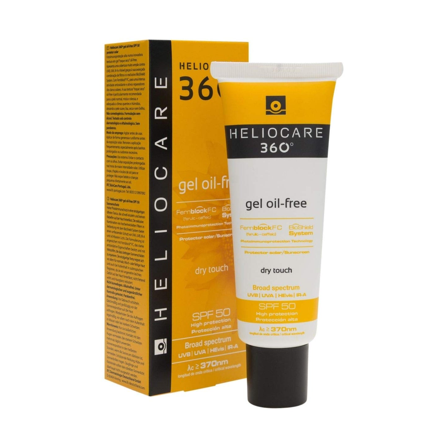 Heliocare 360 SPF 50+ Oil-Free Gel for Ultimate Sun Protection