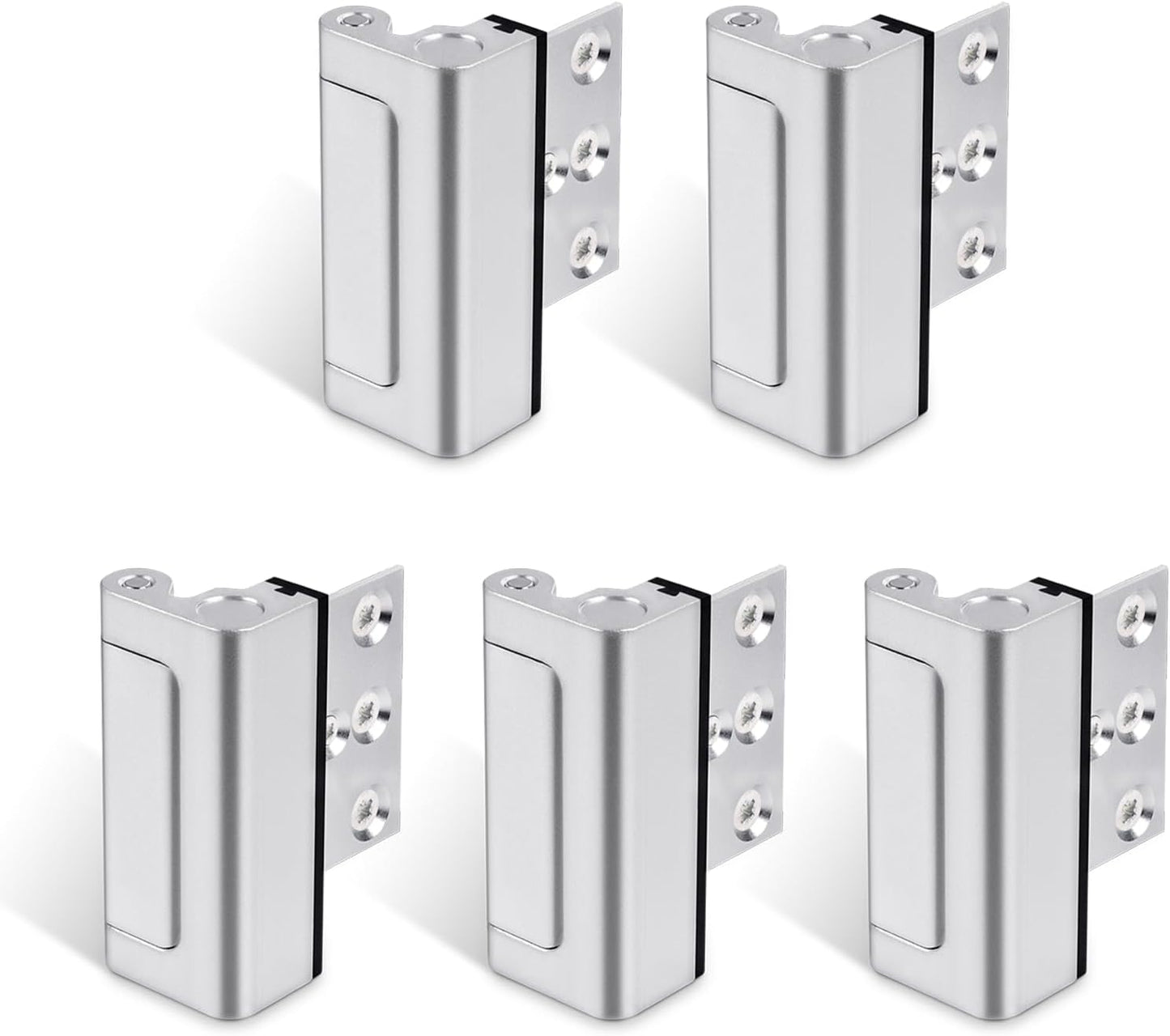 5PACK Home Security Door Reinforcement Lock for High Security