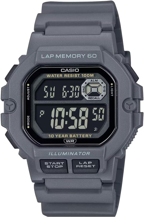 Casio WS-1400H Black | Lap Memory 60 | Track Your Performance