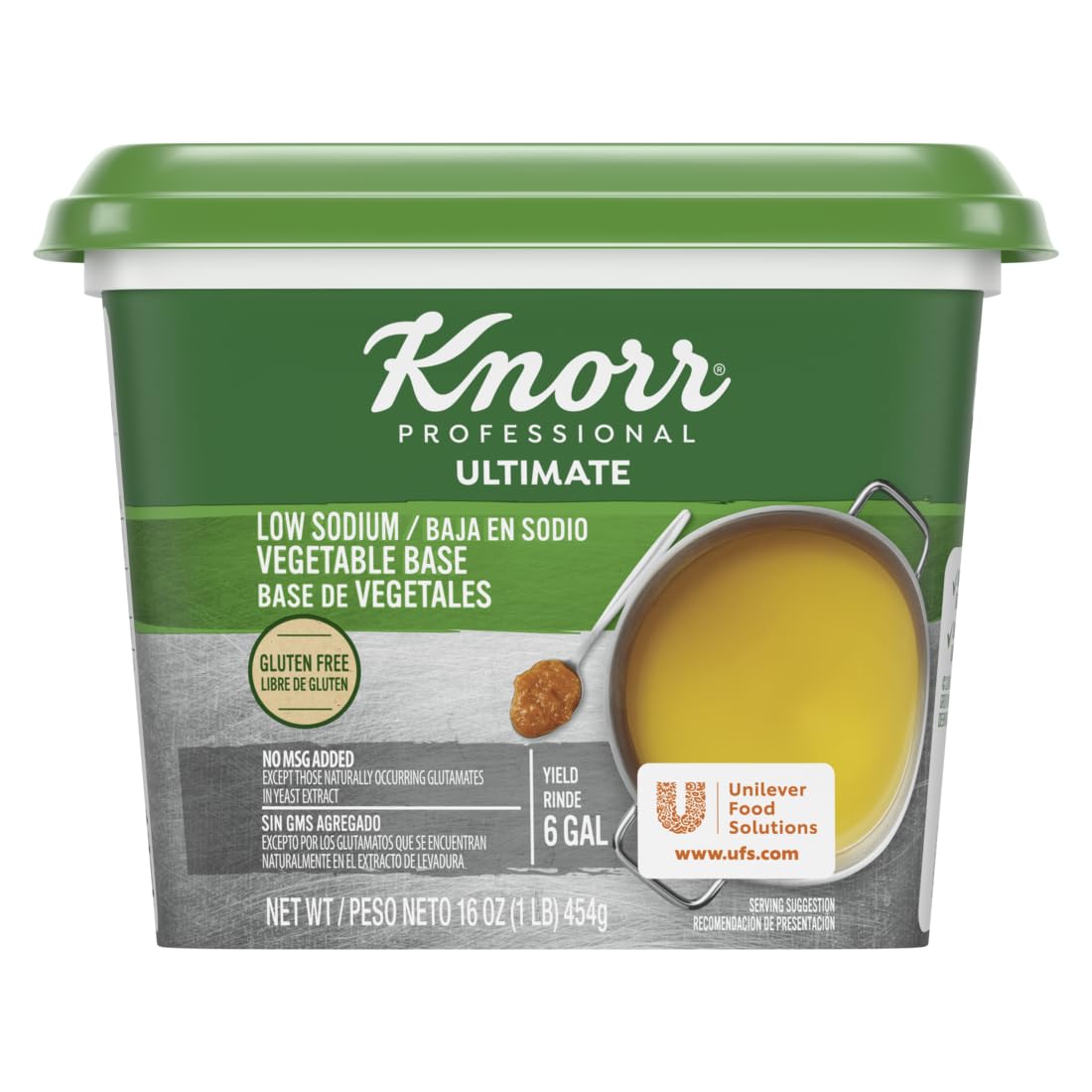Knorr Professional Low Sodium Vegetable Paste Base for Chefs