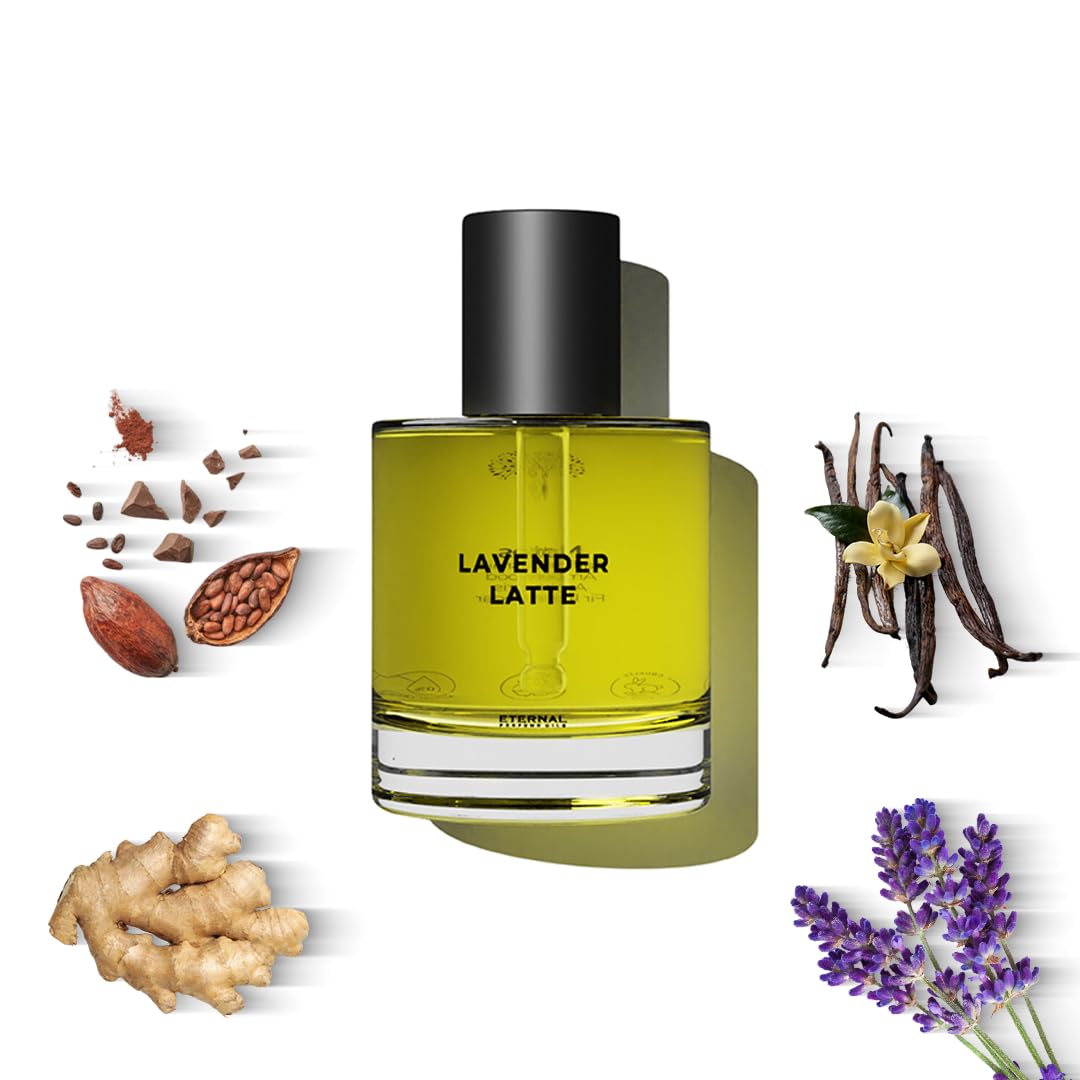 Lavender Latte Perfume Oil for Women and Men - Long Lasting