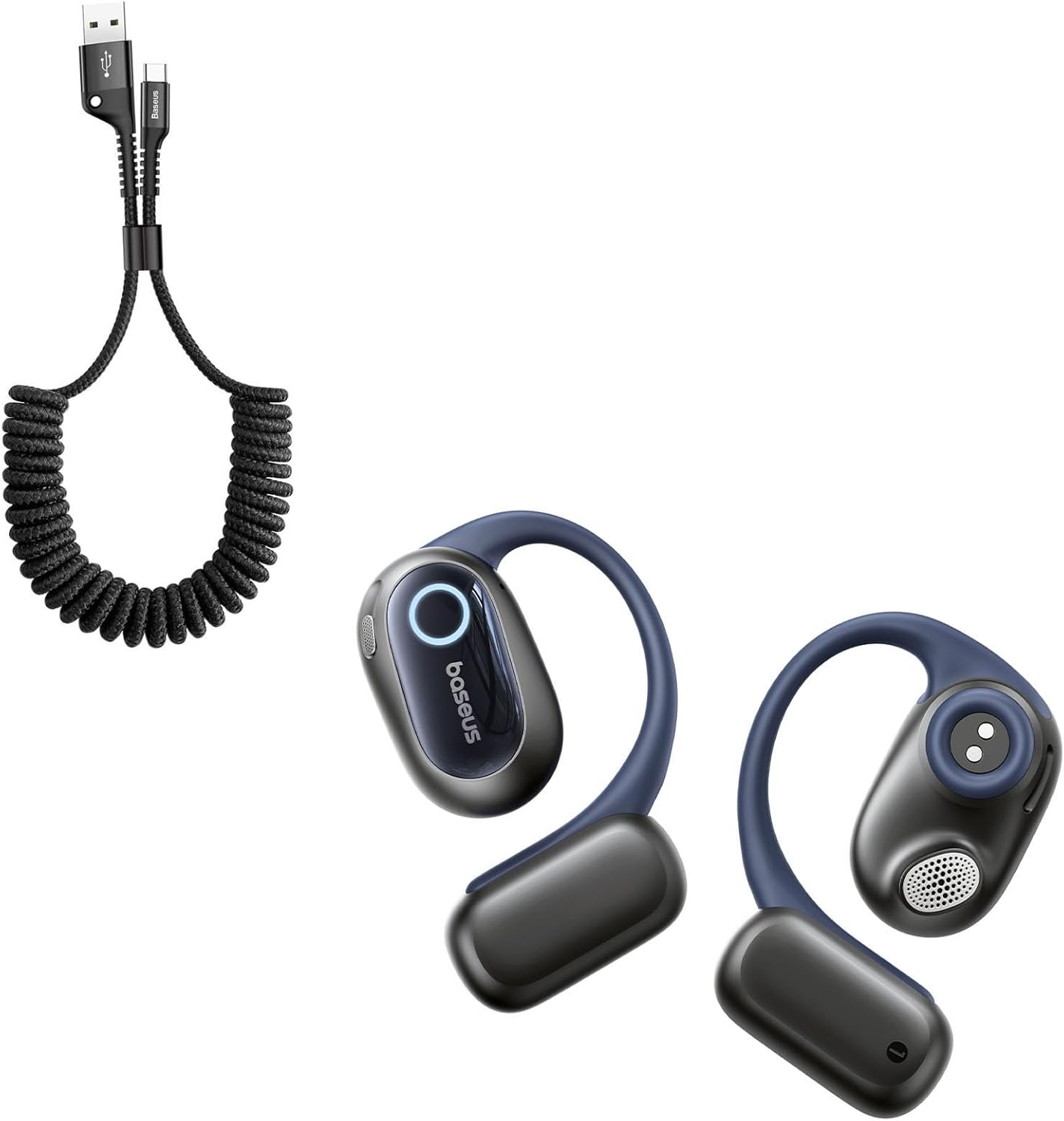 Baseus USB C Cable w/ Bowie MF1 Earbuds: Hi-Res Wireless Audio