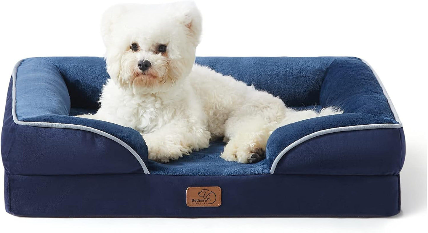 Bedsure Orthopedic Dog Bed for Medium Size Dogs - Comfort & Care