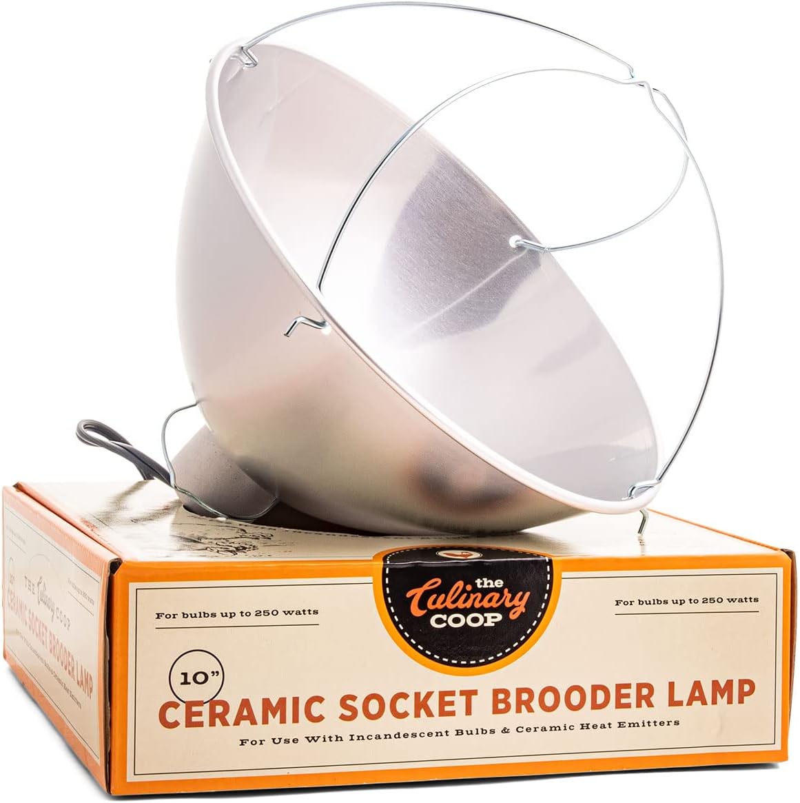 10-Inch Fluker's Brooder Lamp: Perfect for Chicken Coops