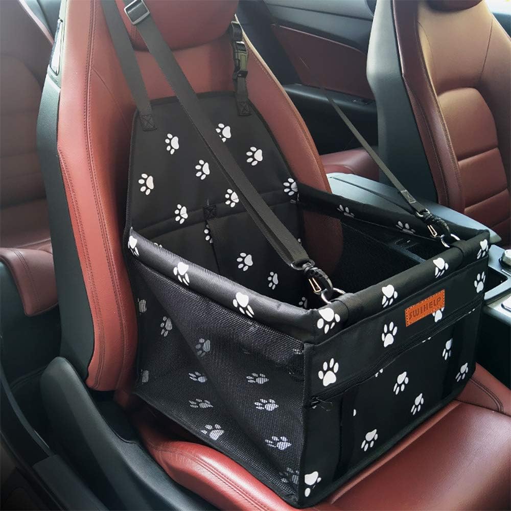 Portable Small Pet Car Seat with Safety Leash - SWIHELP