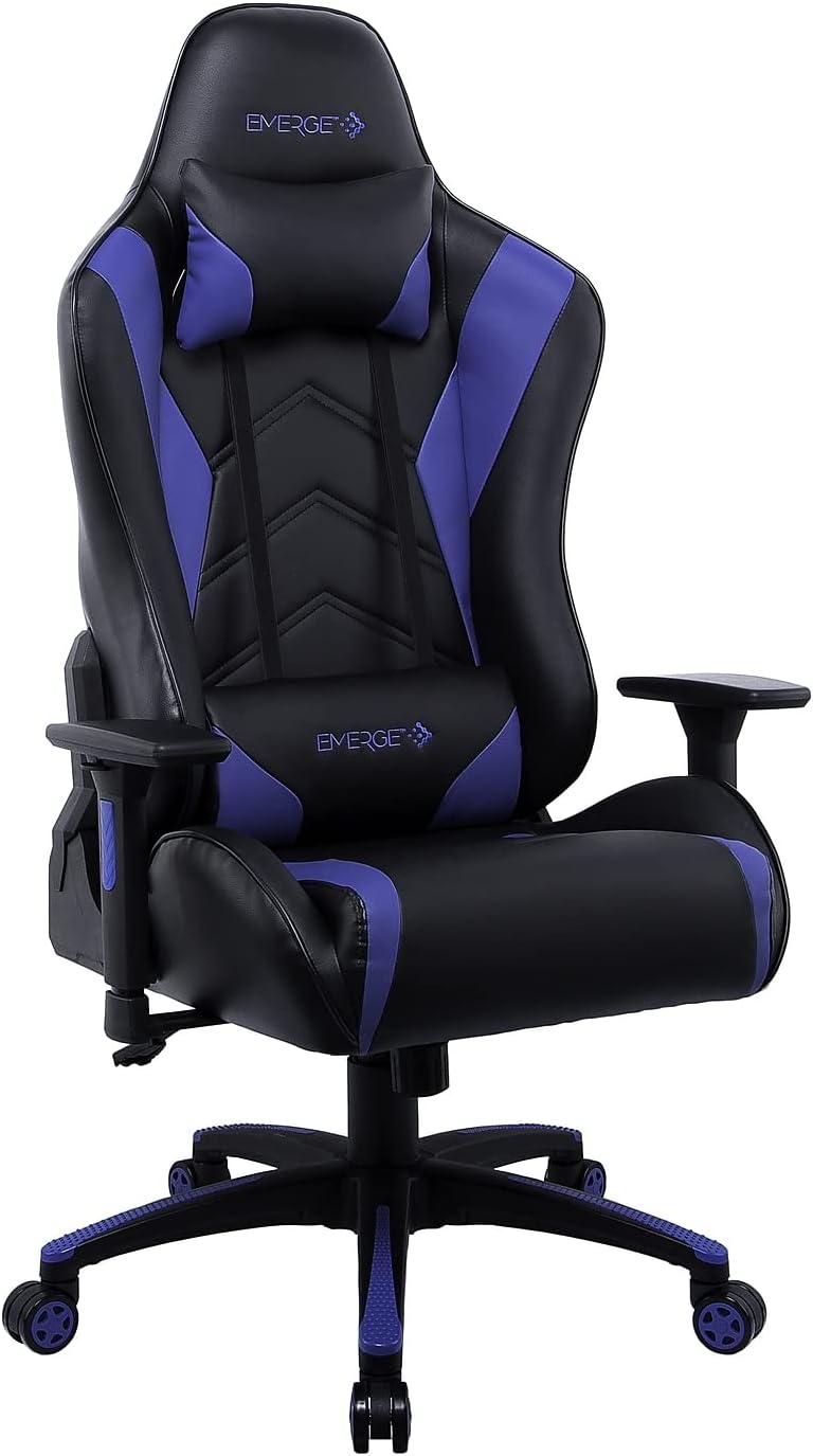 STAPLES Vartan Gaming Chair: Comfort in Blue