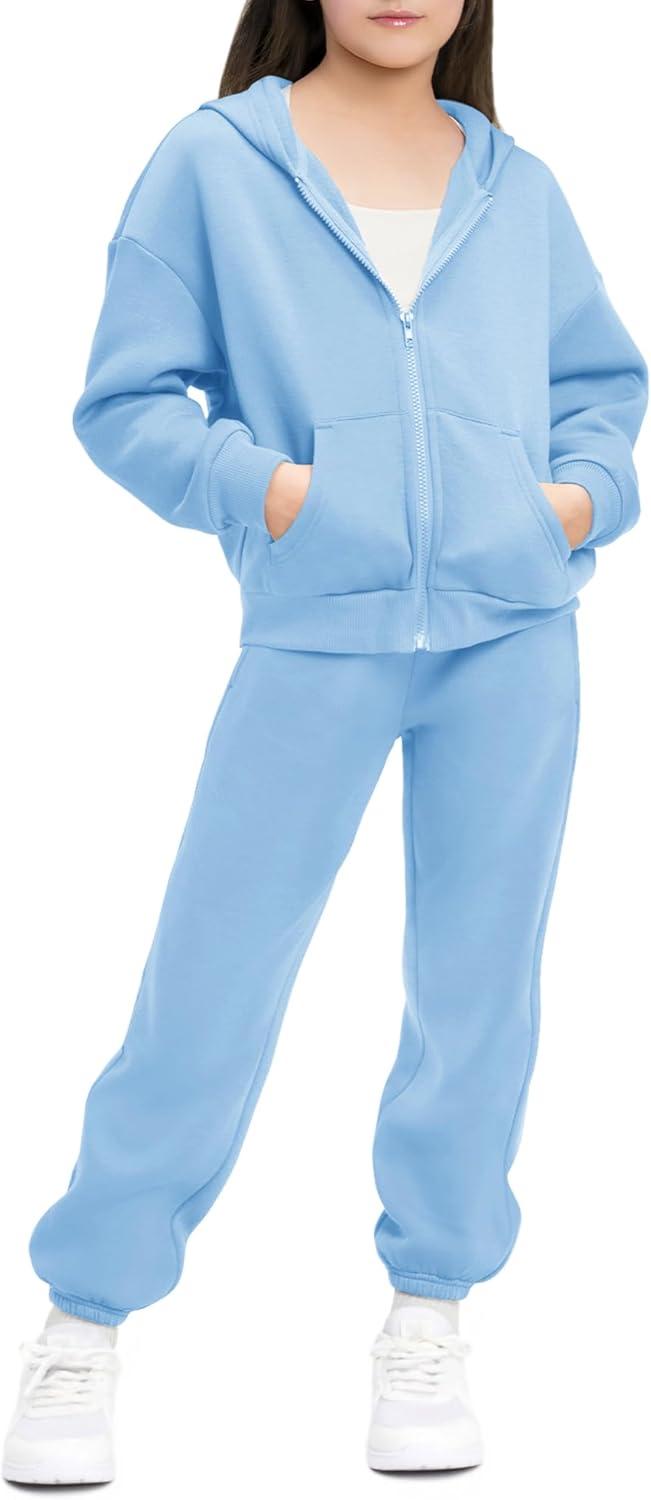 Stelle Girls Athletic Sweatsuit Set for Active Kids Playtime