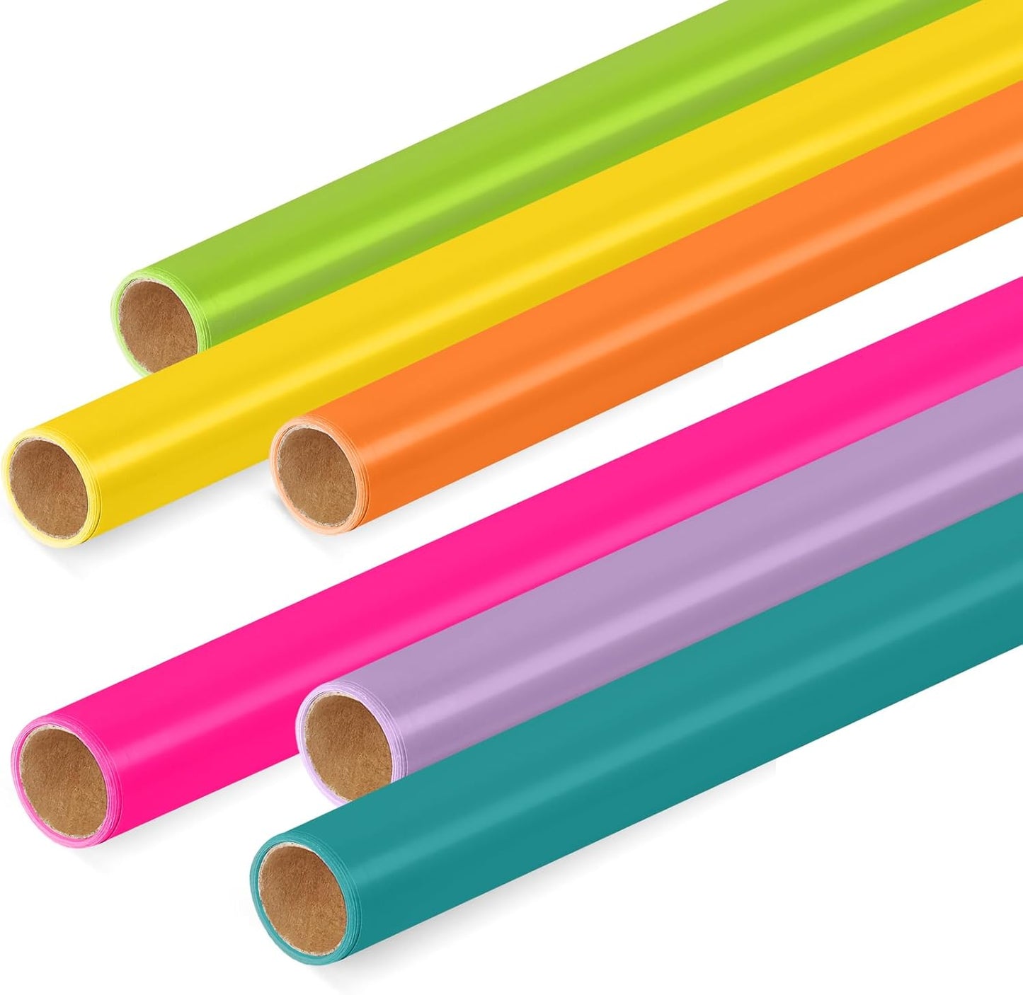 6 Rolls of Fade Resistant Colored Bulletin Board Paper for Crafts