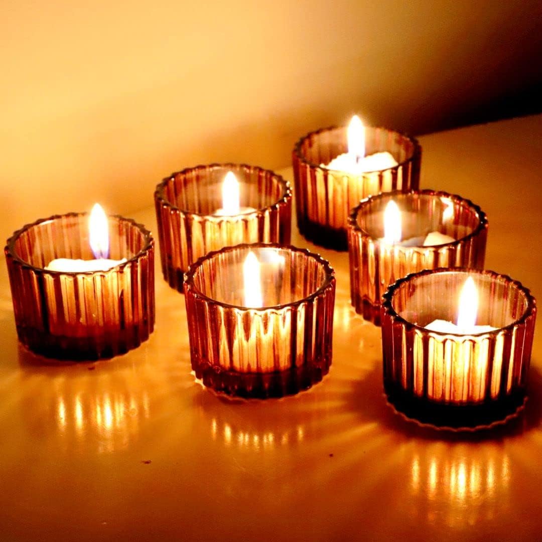 VOHO Tealight Candle Holder Set of 24 for Elegant Decor