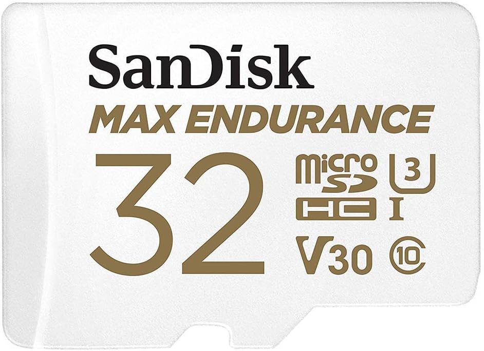 SanDisk 32GB MAX Endurance MicroSD - 4K UHD Performance