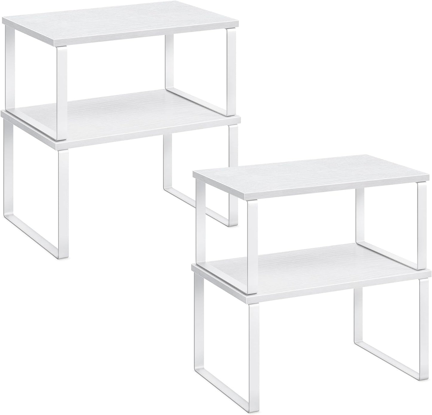SONGMICS Kitchen Organizer Shelf Set of 4 for Versatile Storage