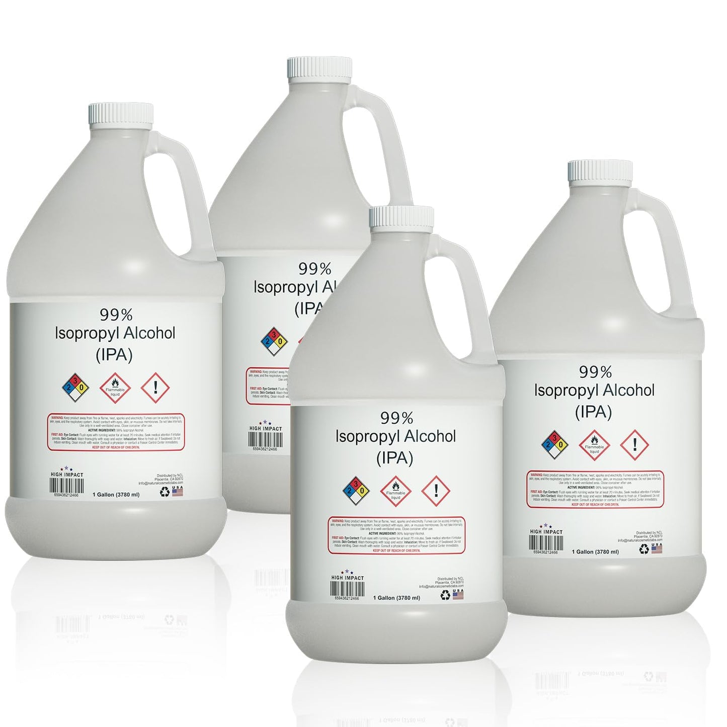 High Impact 99% Isopropyl Alcohol Gallon - Perfect for Home Use
