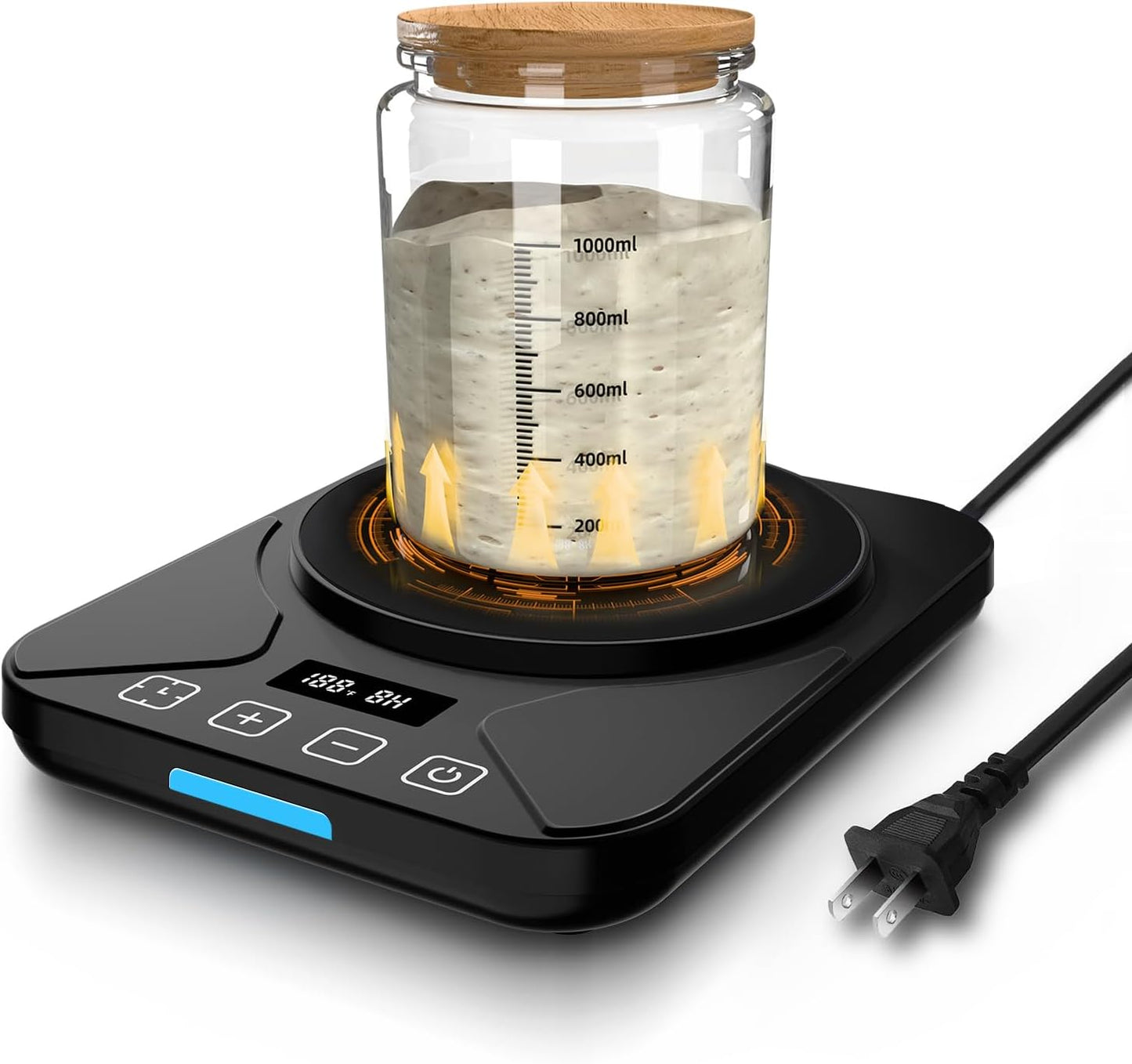 Sourdough Starter Warmer Mat with 24H Timer and Thermostat