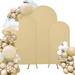 Spandex Fitted Wedding Arch Cover Set of 3 for Stunning Decor